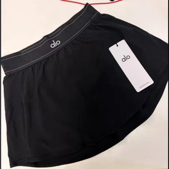 Alo Black Athletic Skirt - Picture 1 of 4